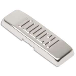 Hinge arm cover cap TCH-10000 A.C.N06.BT with nickel finish for protecting hinge arms and enhancing cabinet appearance