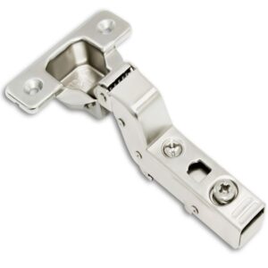 Inset clip-on soft-close 3D cabinet hinge TCH-11302 i.45.S with screw-on mount and cam adjustment for flush cabinet door applications