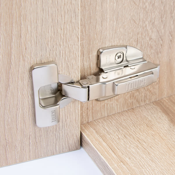 Straight-Arm Latch Soft-Close 3D Hinge Press-in Dowels TCH-11407 F.45.D - Image 5