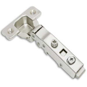 Full overlay latch soft-close 3D cabinet hinge TCH-11307 F.45.S with screw-on mounting and cam adjustment for modern cabinet doors
