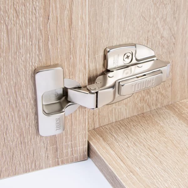 Half-Cranked Latch Soft-Close 3D Hinge Press-in Dowels TCH-11407 H.45.D - Image 4