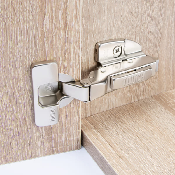 Half-Cranked Latch Soft-Close 3D Hinge Press-in Dowels TCH-11407 H.45.D - Image 5