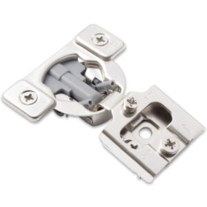 1/2 inch overlay compact soft-close hinge with press-in dowels and 6-way cam adjustment for face frame cabinets – TCH-11309 0.50.45.D