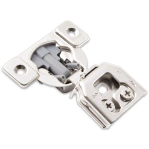 1 inch overlay compact soft-close cabinet hinge TCH-11309 1.00.45.S with 6-way cam adjustment and screw-on mount for face frame cabinets