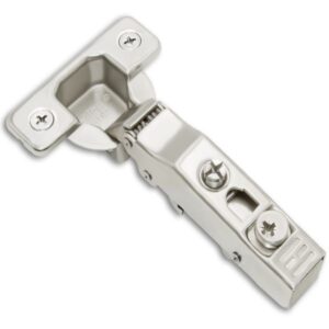 Full overlay clip-on soft push-to-open 3D hinge TCH-11502 F.45.D with cam adjustment and press-in dowels for handleless cabinet doors