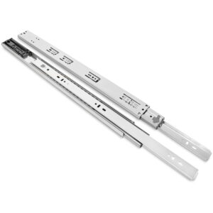 45mm Push to Open Ball Bearing Drawer Slides TCH-22304 ZP with smooth glide, handle-free design, and 100 lb capacity for cabinets and drawers