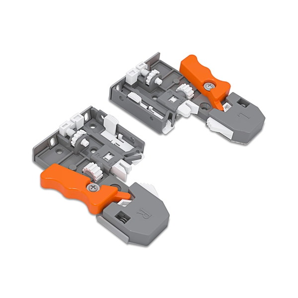 Durable T-MOTION undermount slide clip devices TCH-23000 T-CL.3D for face frame cabinets, with adjustable left-right and up-down mounting
