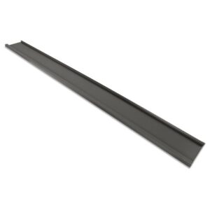 TOUCH slim metal drawer box front panel TCH-25200 FXP 1100 DG in dark grey, durable steel panel for modern cabinet drawers.