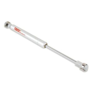 Gas spring mechanism for vertical cabinet door lifting