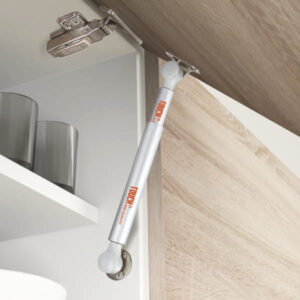 Free stop cabinet doors gas spring strut TCH-31207 FR.245 with adjustable stopping, smooth motion, and durable construction for modern cabinetry