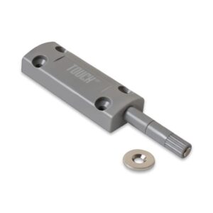 TCH-512023 Push to Open Cabinet Door Latch with magnetic catching, plastic latch for handle-free cabinet doors