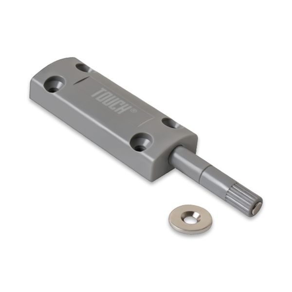 TCH-512023 Push to Open Cabinet Door Latch with magnetic catching, plastic latch for handle-free cabinet doors