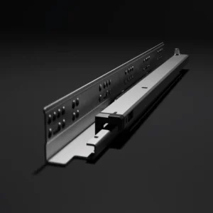 Push-open soft-close undermount slide close-up