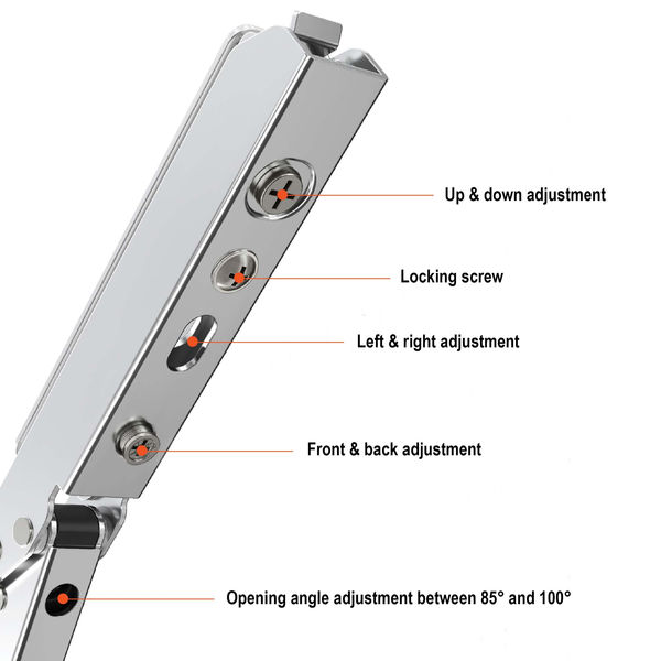 Free-Stop Soft-Close Lift-Up Door System TCH-311011 023.S - Image 9