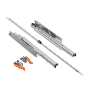 16mm Clip-on Push-Open Soft-Close Synchronized Undermount Slides TCH-23403.S 16.3D